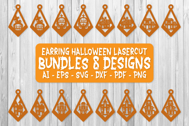 Halloween Earrings Lasercut | Halloween Jewelry BUNDLES