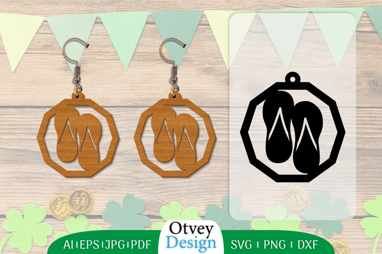 Earring Summer Lasercut