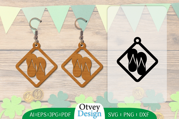 Earring Summer Lasercut