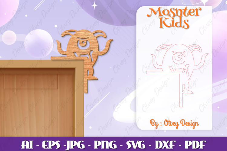 Cute Monster Clipart Image 6