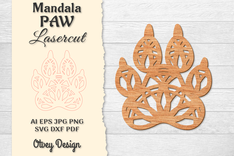 Paw Print Dxf Image 16