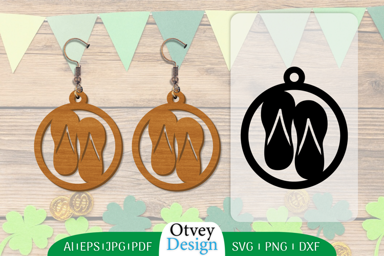 Earring Summer Lasercut