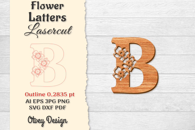 Floral Alphabet Svg Image 18