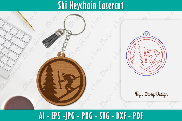 Skier Clipart Image 6