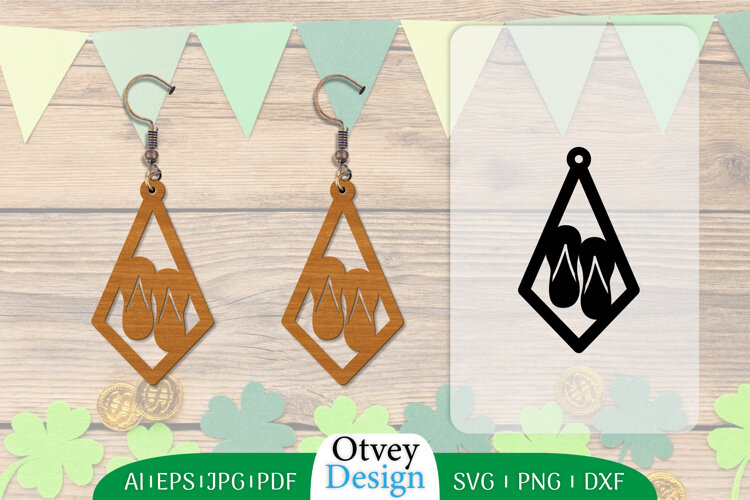 Earring Summer Lasercut example image 1