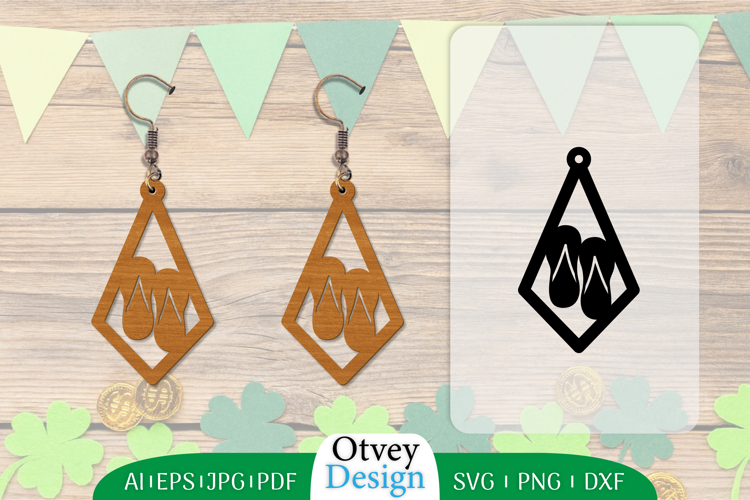 Earring Summer Lasercut