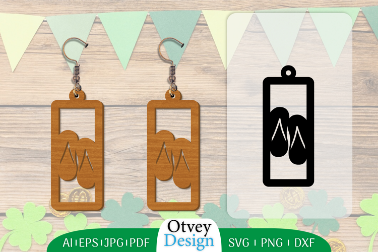 Earring Summer Lasercut