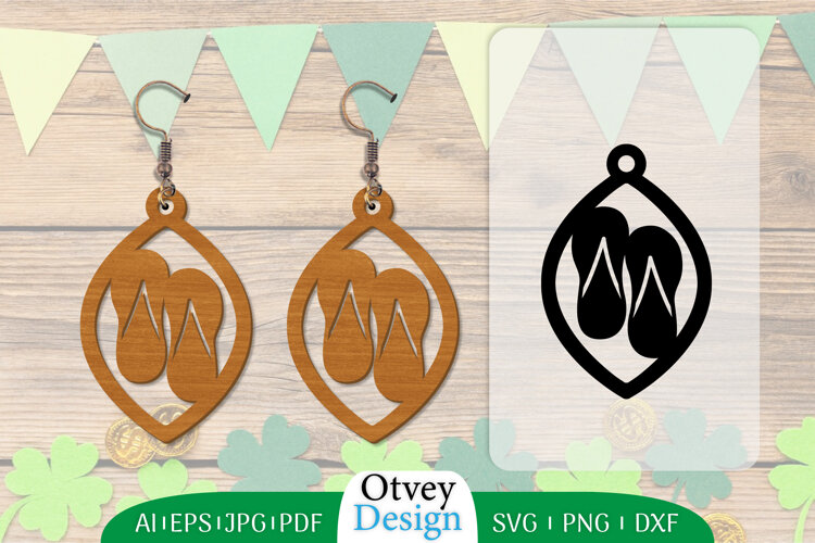 Earring Summer Lasercut example image 1
