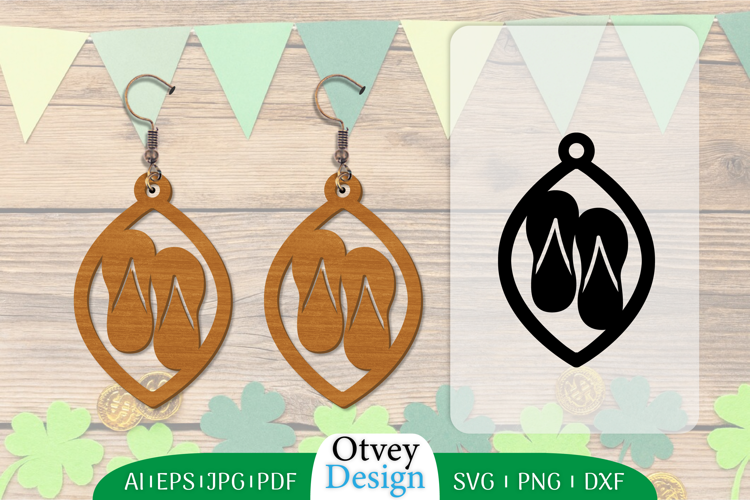 Earring Summer Lasercut