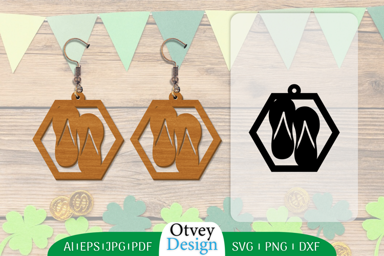 Earring Summer Lasercut