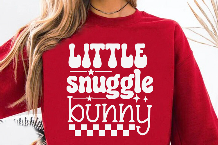 Little Snuggle Bunny T Shirt | Easter SVG PNG Design