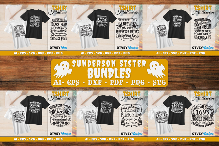 Sanderson Sisters , Halloween Shirt Design | SVG BUNDLES