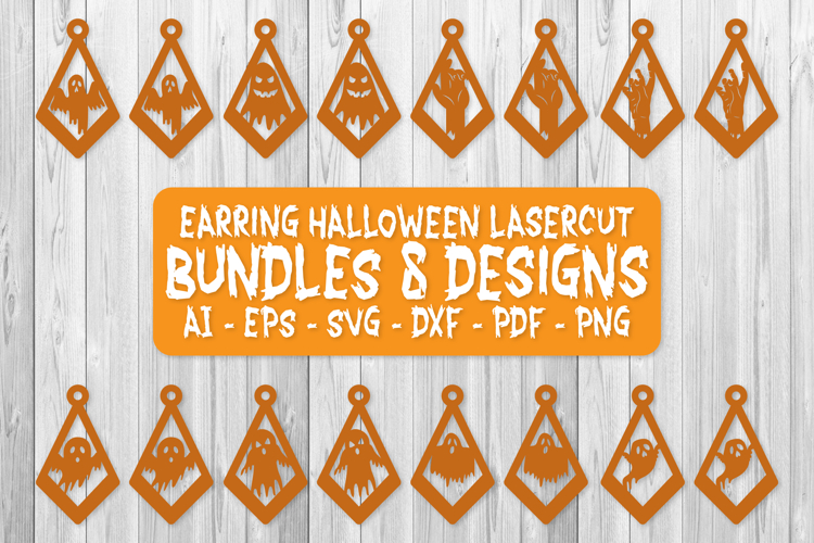 Halloween Earrings Lasercut | Halloween Jewelry BUNDLES