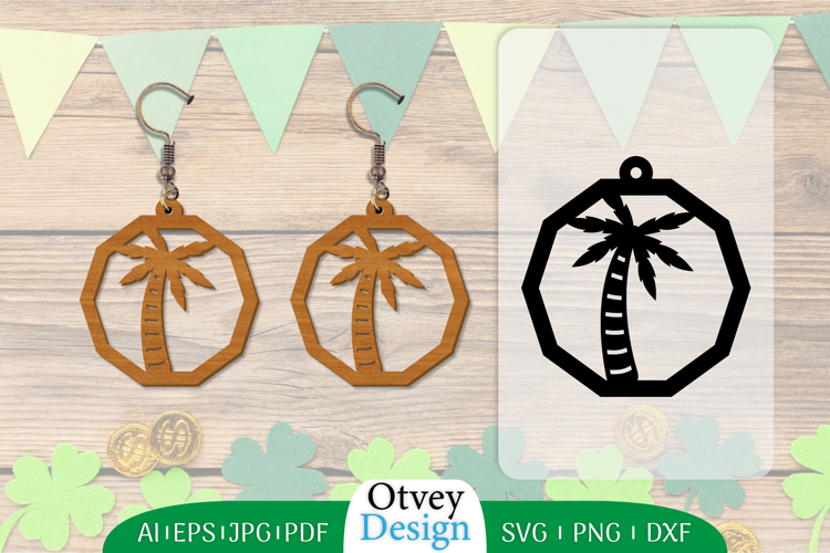 Earring Summer Lasercut