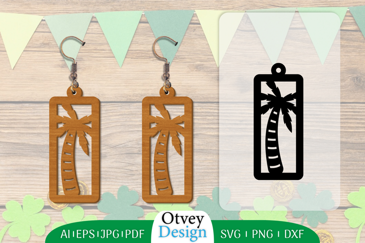 Earring Summer Lasercut