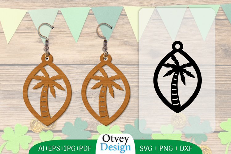 Earring Summer Lasercut