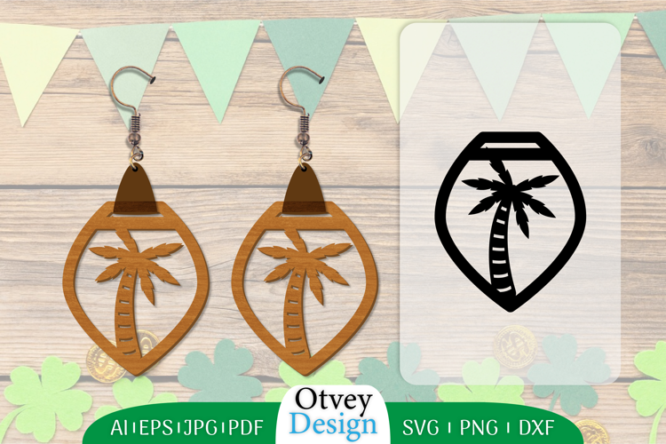 Earring Summer Lasercut