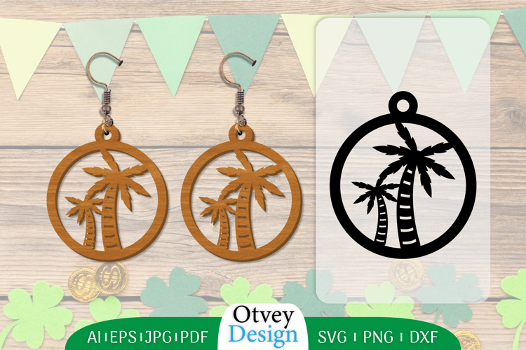 Earring Summer Lasercut