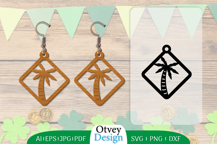 Earring Summer Lasercut