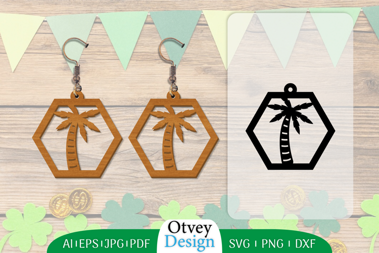 Earring Summer Lasercut
