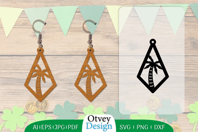 Earring Summer Lasercut