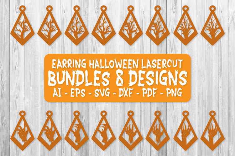 Halloween Earrings Lasercut | Halloween Jewelry BUNDLES