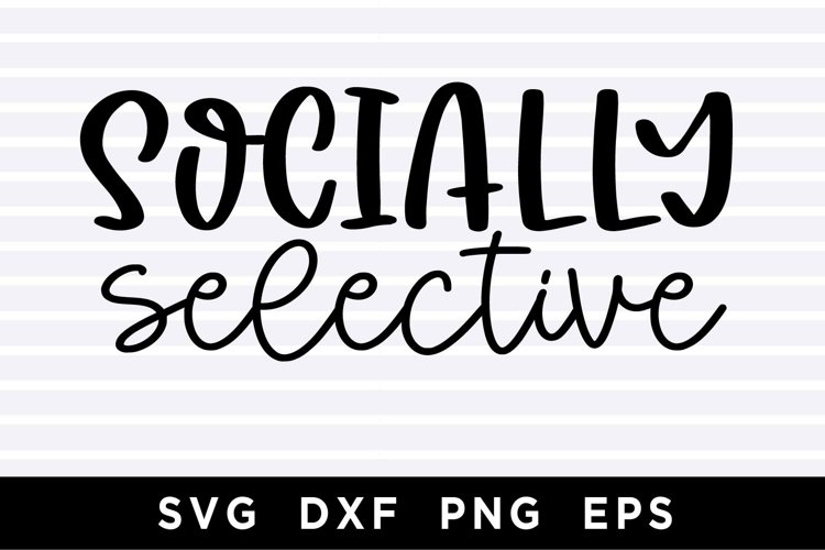 Socially selective SVG example image 1