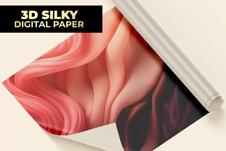 3D Silky Paper Digital Paper