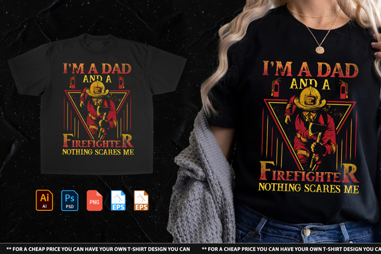 Firefighter Dad Svg Image 24