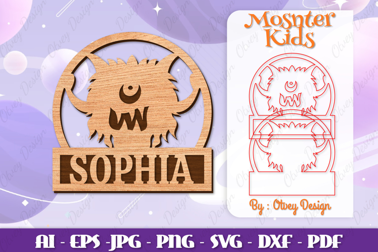 Cute Monster Clipart Image 16