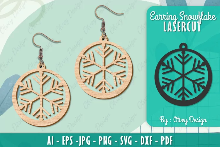 Snowflake 3D Layered Lasercut File