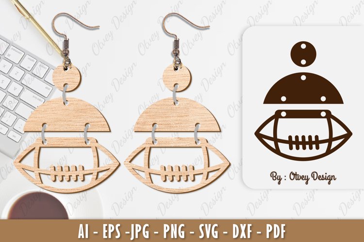 Ball Earring Lasercut
