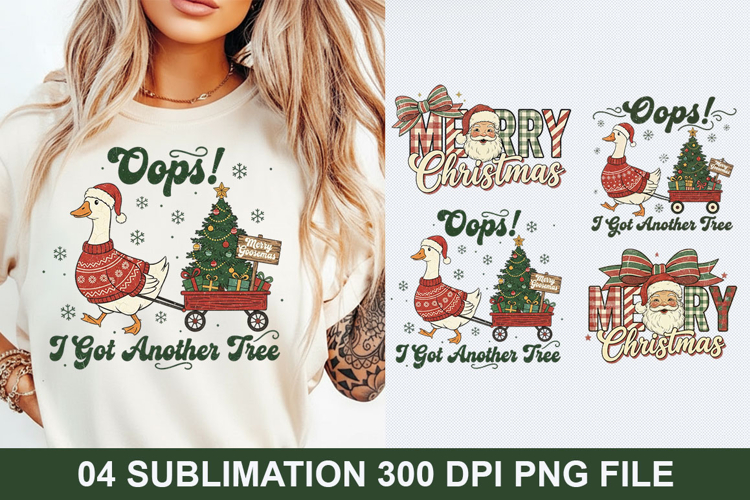 Christmas Sublimation - Merry Christmas PNG Design
