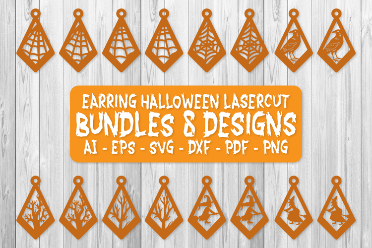 Halloween Earrings Lasercut | Halloween Jewelry