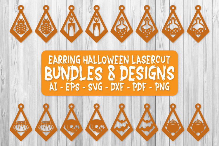 Halloween Earrings Lasercut | Halloween Jewelry