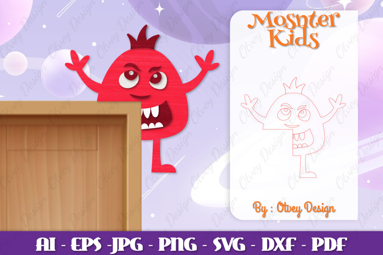 Cute Monster Clipart Image 22