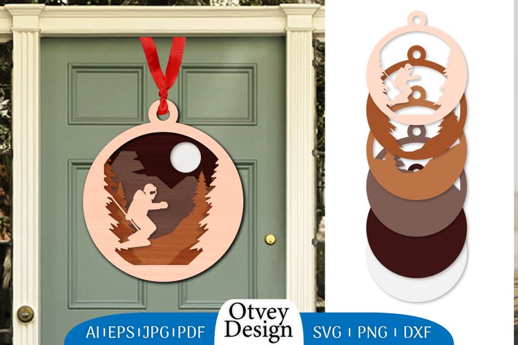 Sky Ornament Layered Lasercut