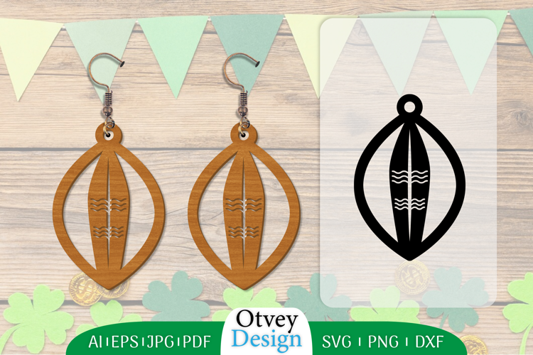 Earring Summer Lasercut