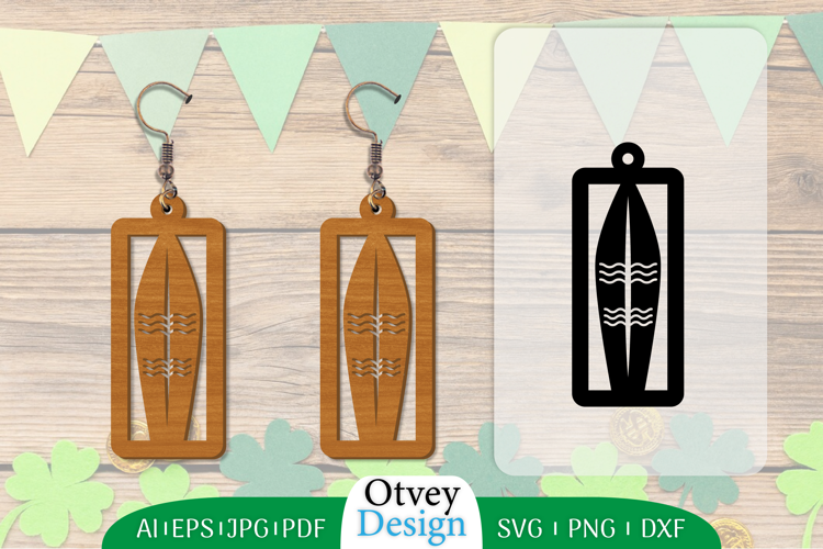 Earring Summer Lasercut