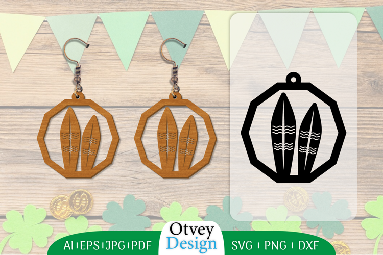 Earring Summer Lasercut