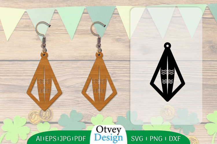 Earring Summer Lasercut