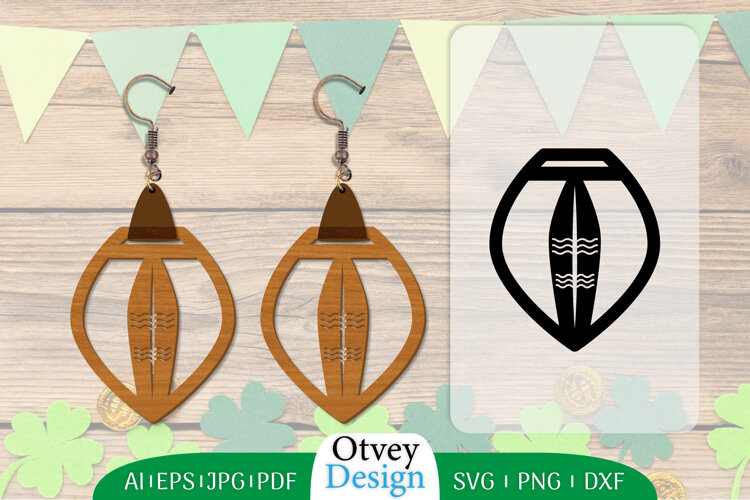 Earring Summer Lasercut example image 1
