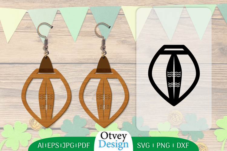 Earring Summer Lasercut