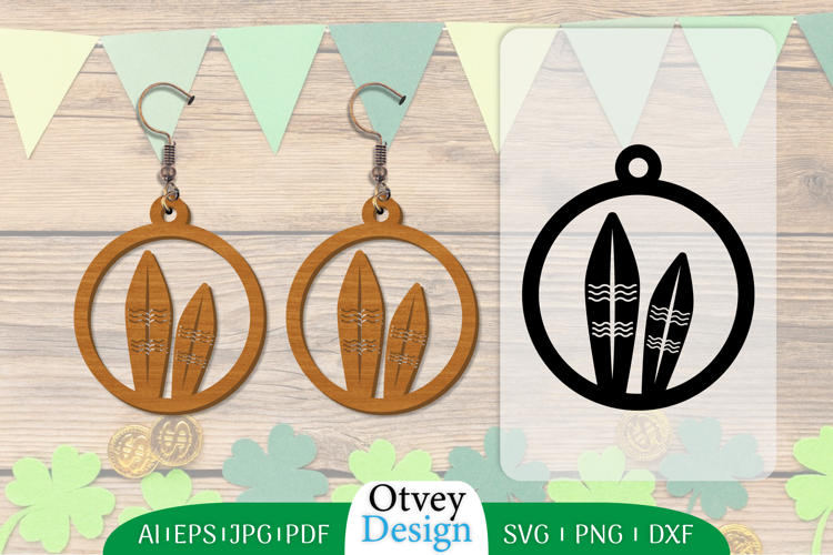 Earring Summer Lasercut