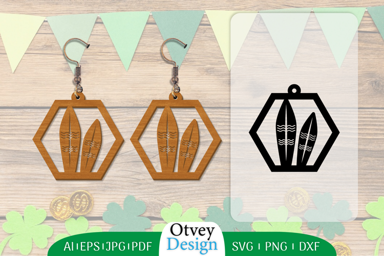 Earring Summer Lasercut