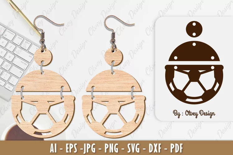 Ball Earring Lasercut