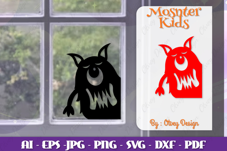 Halloween Window Silhouette Image 15