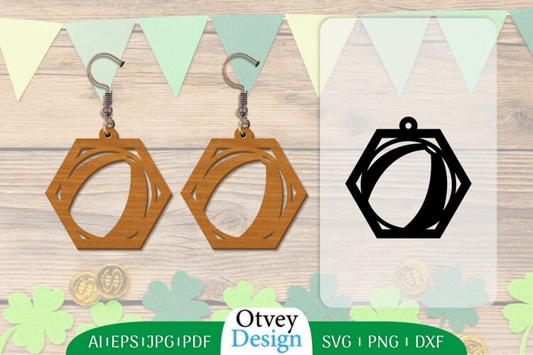 Earring Summer Lasercut example image 1