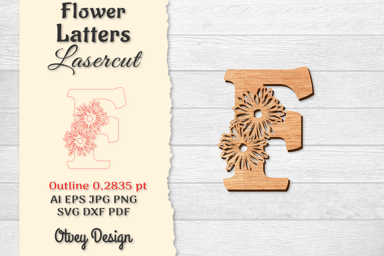 Floral Alphabet Svg Image 10
