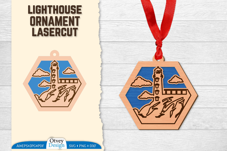 Lighthouse Ornament Lasercut